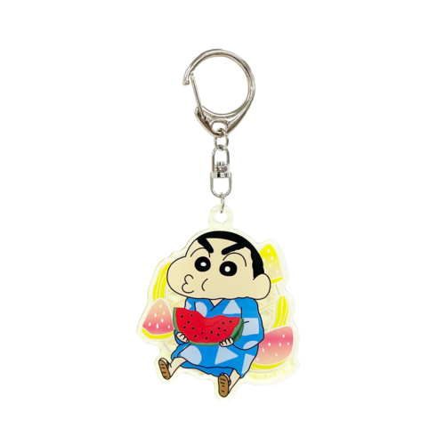 クレヨンしんちゃん アクリルキーホルダー 風に吹かれて夕涼み
